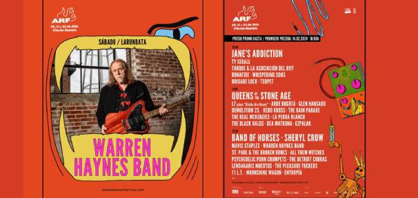 Warren Haynes Band Playing Arkena Rock Fest! 